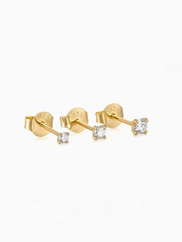 Geometric Minimalist Single Earrings
