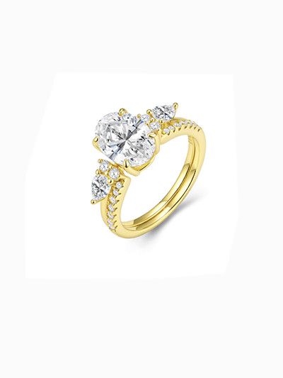 Geometric Minimalist Stackable Ring