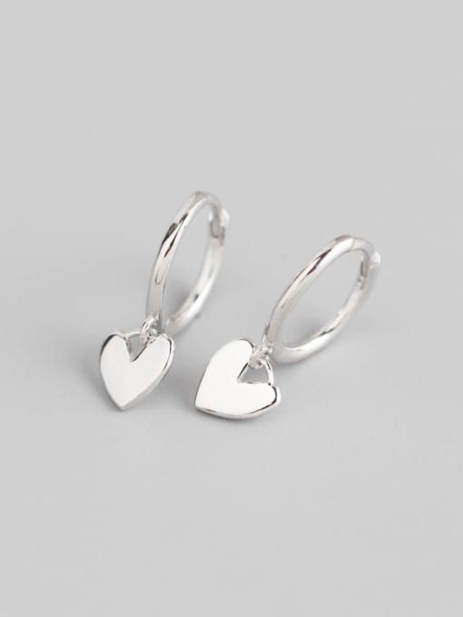 Heart Huggie Earrings