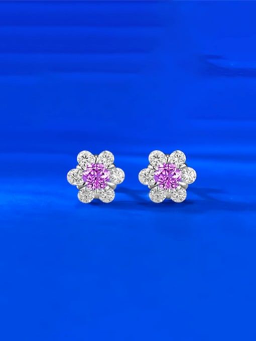 Natural Stone Flower Earrings