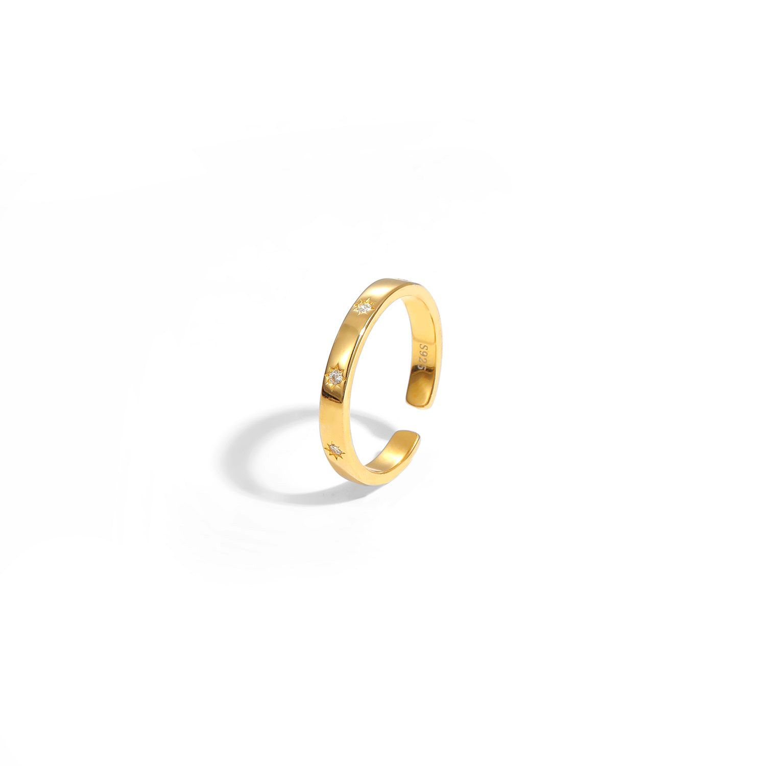 Minimalism Golden Ring