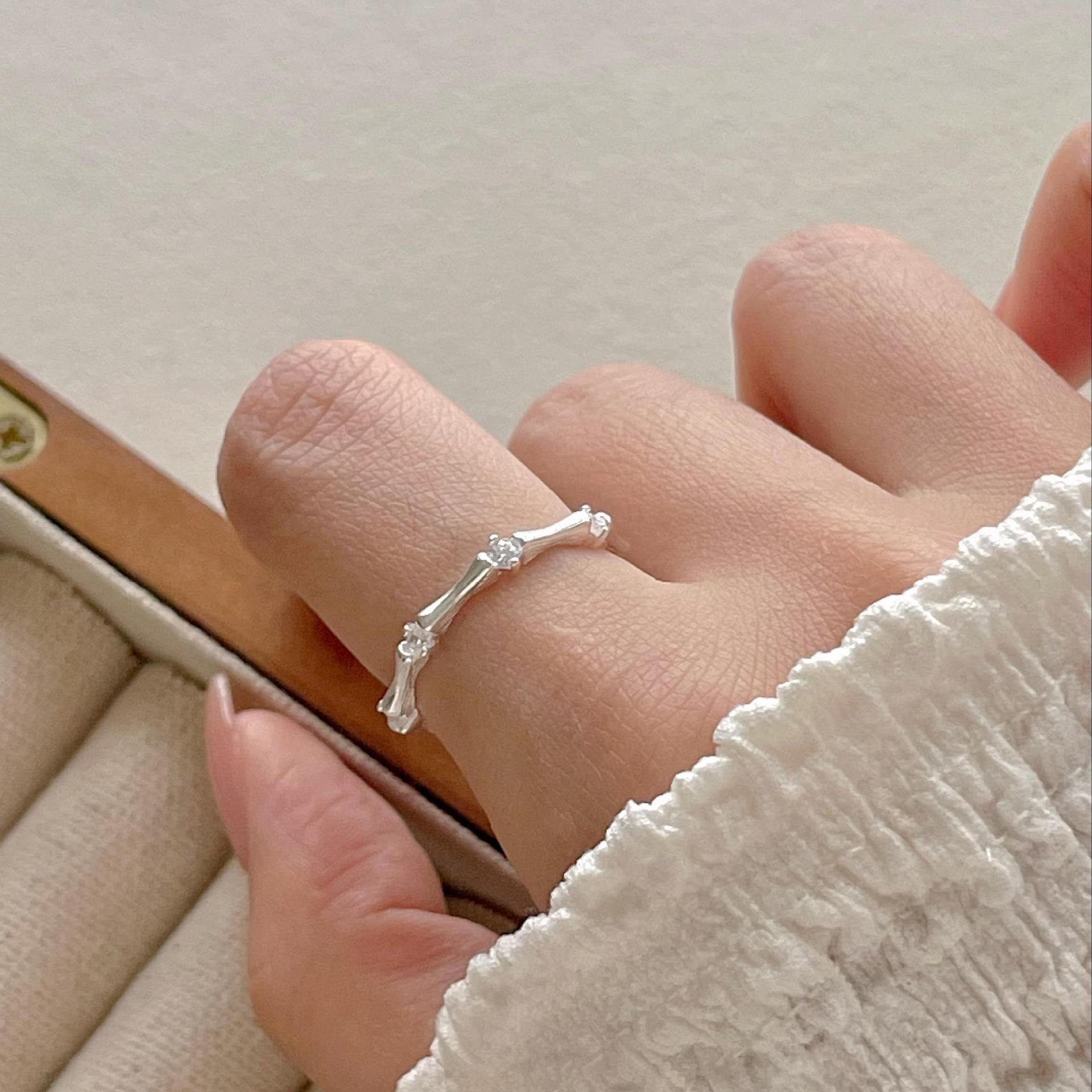 Simple Irregular Camboo Ring