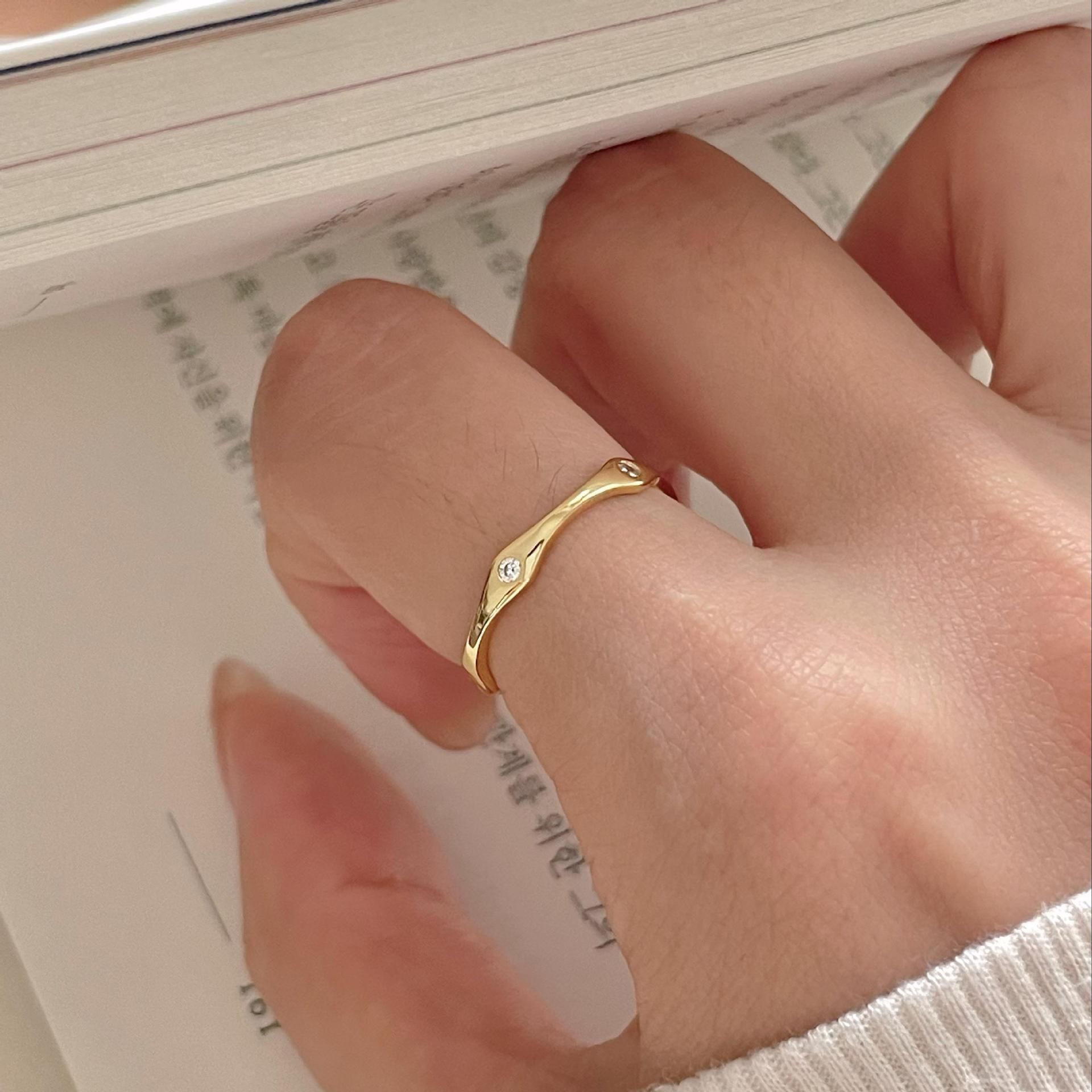 Casual Round Irregular Ring