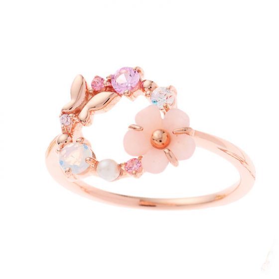 Butterfly Ring · Rose Gold