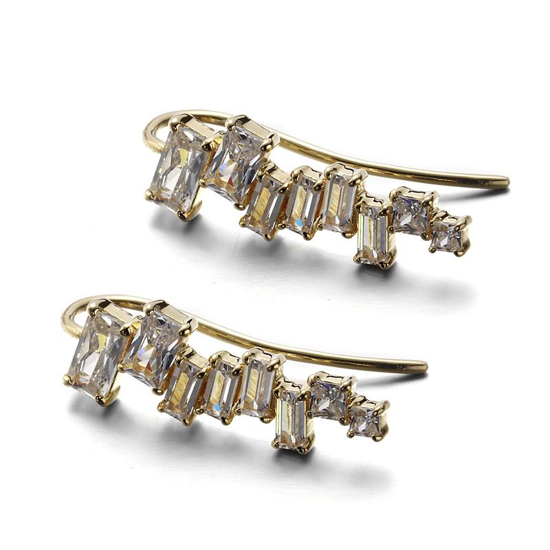 Unique Geometric Rectangle Earrings