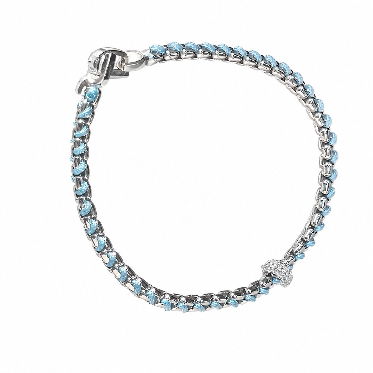 Blue Vine Sparkling Bracelet