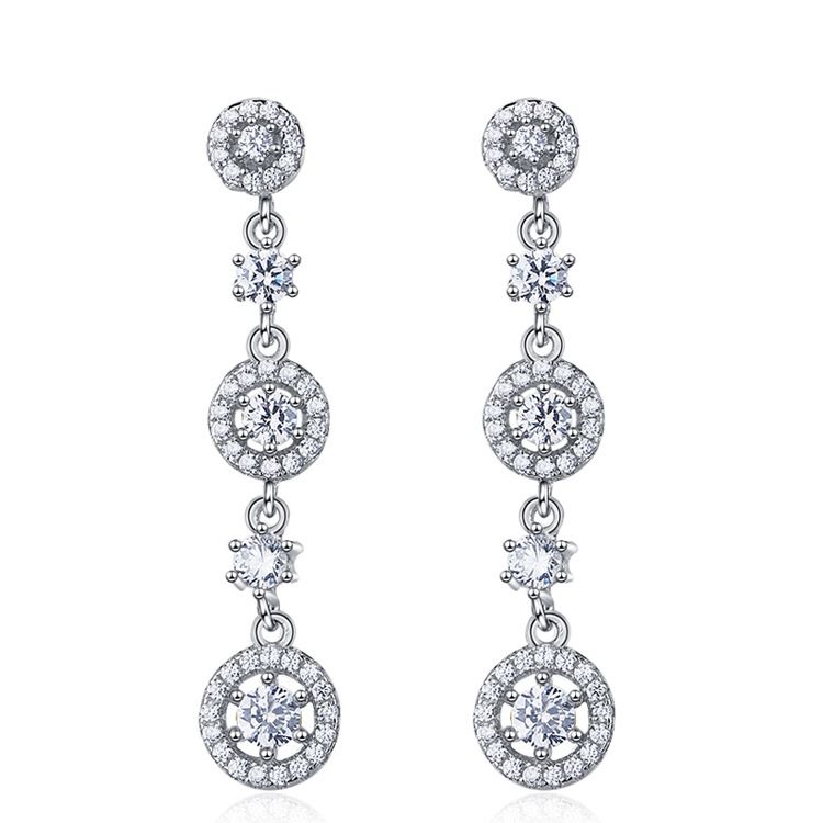 Elegant Geometry Circles Earrings