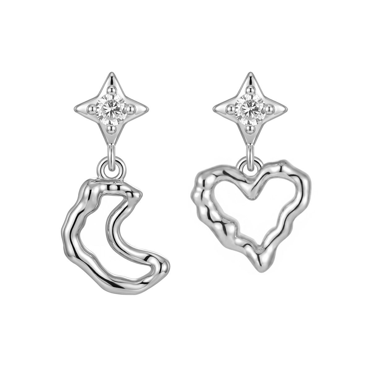 Heart Stud Earrings