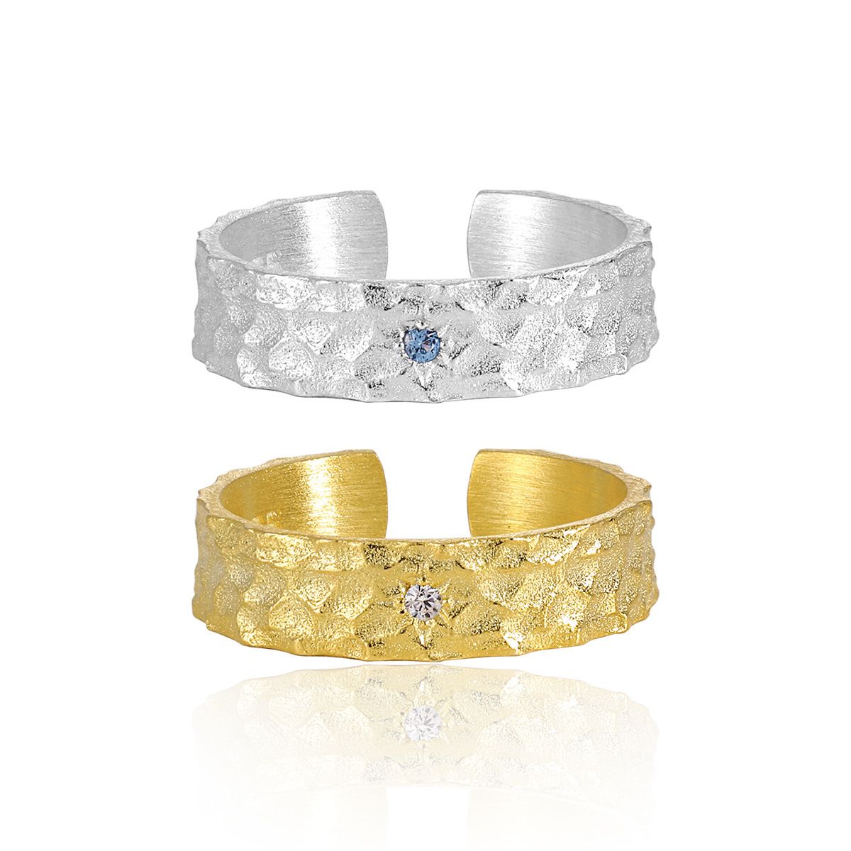 Brushed Finish Jewelry Ring