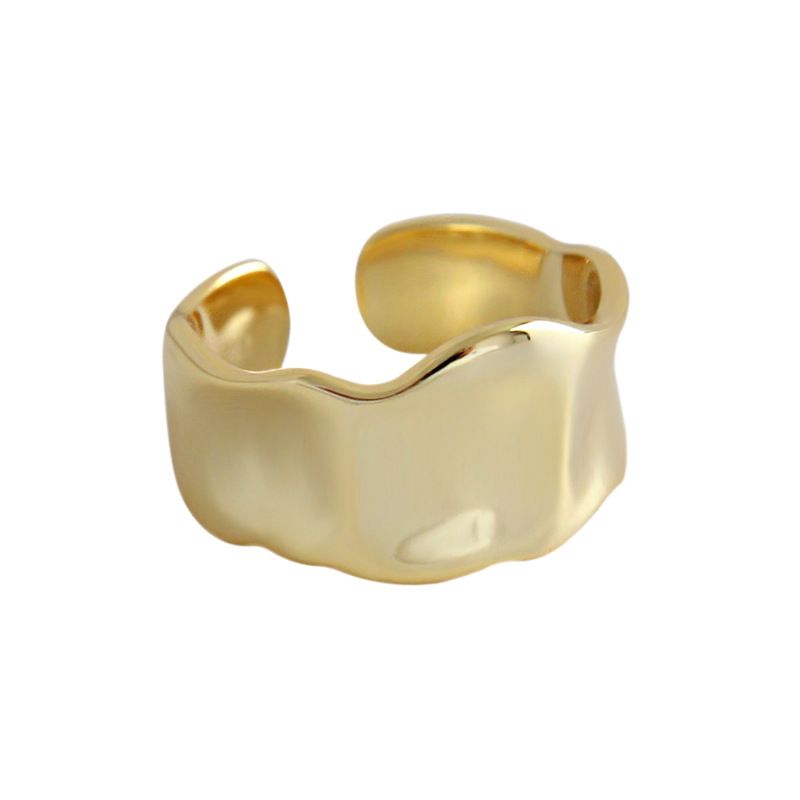 Minimalist Irregular Geometry Ring