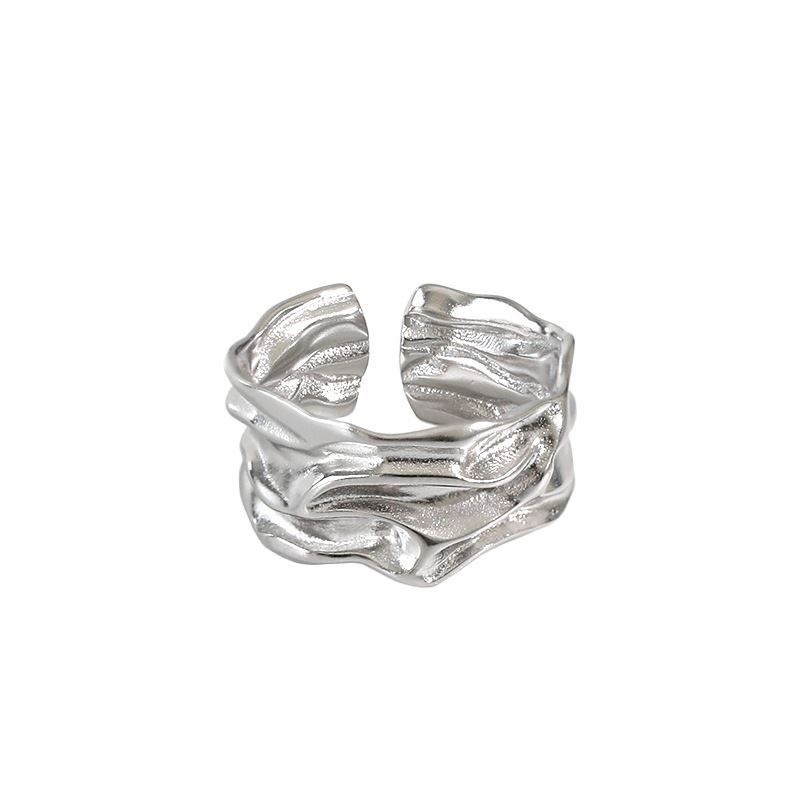 Simple Irregular River Ring