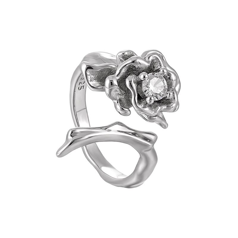 Vintage Thorn Flower Ring