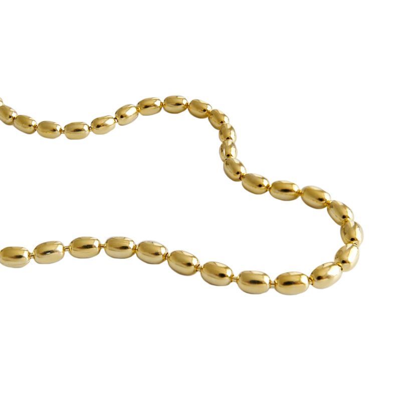 Oval Beads Choker Necklace