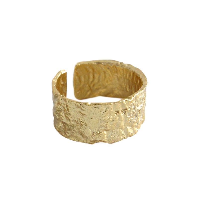 Concave Convex Wide Ring