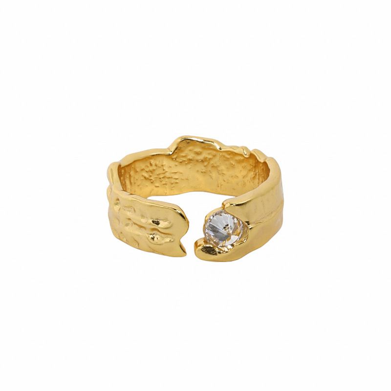 Friend Irregular Round Ring