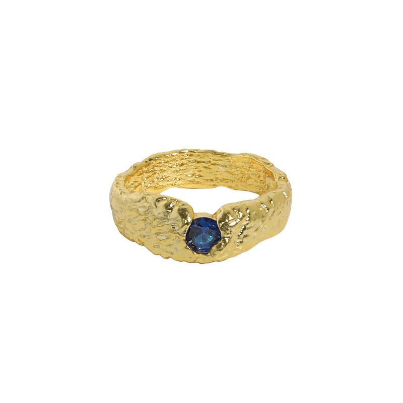 Blue Irregualr Ring