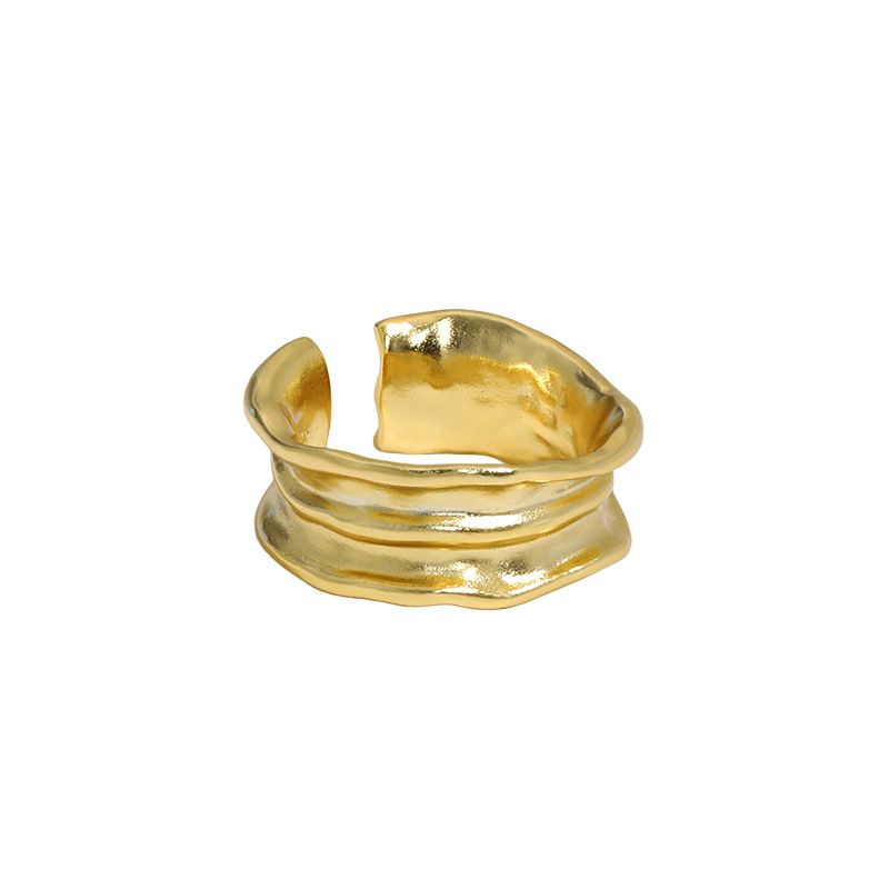 Irregular Wrinkle Texture Ring