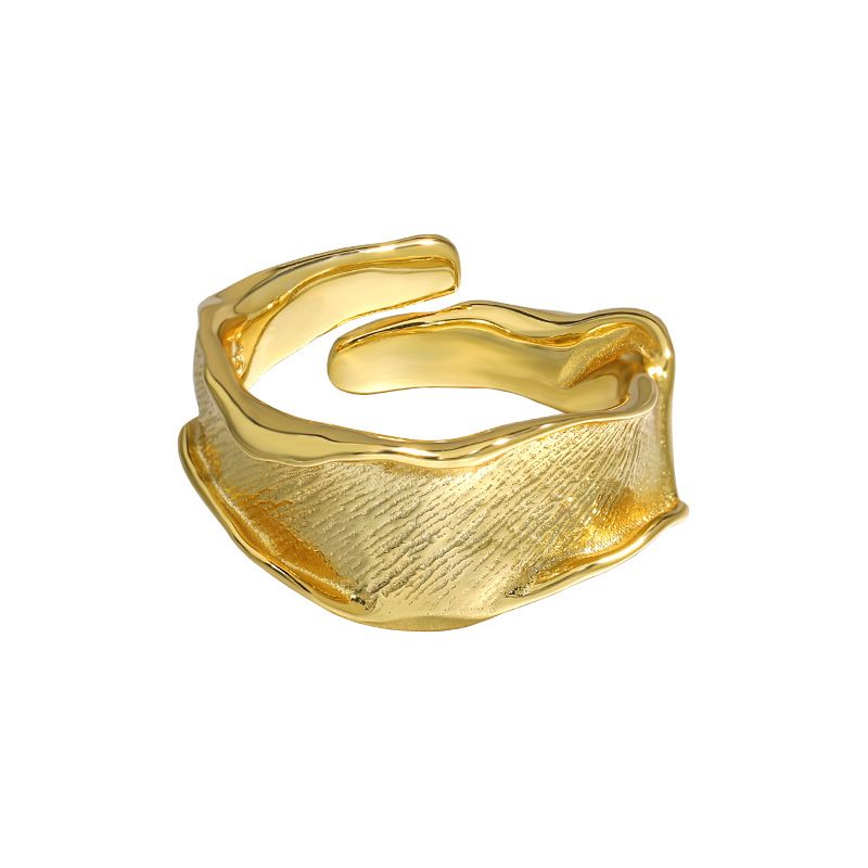 Simple Irregular Wide Ring