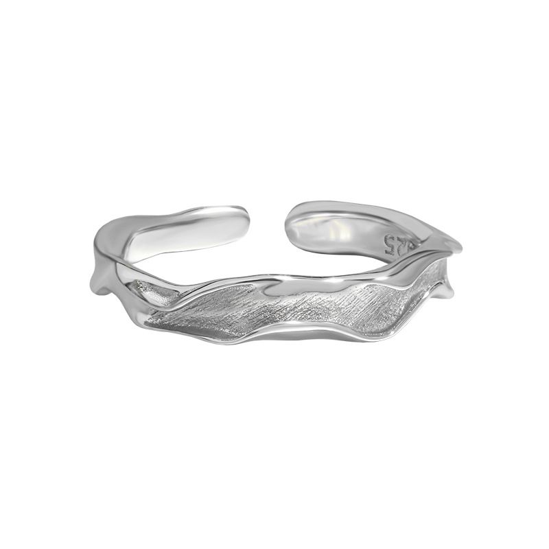Casual Irregular Wave Ring