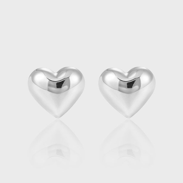 Heart Stud Earrings
