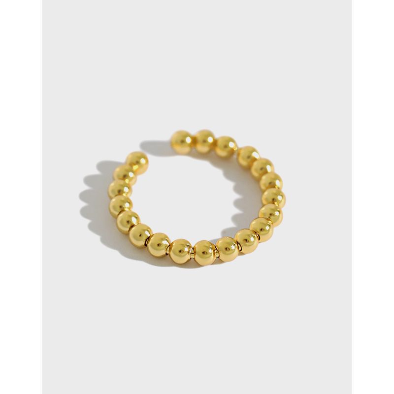 Classic Round Beads Ring