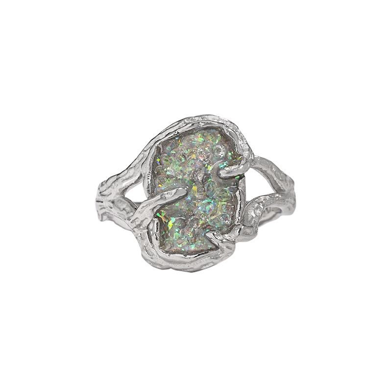 Irregular Epoxy Shining Ring