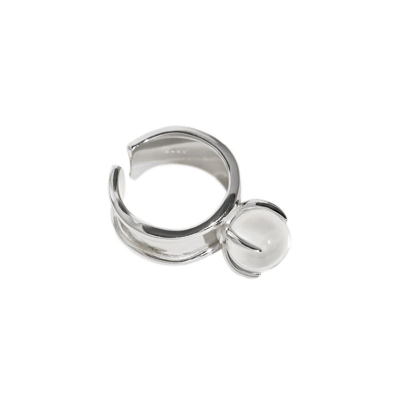 Party Round Natural Ring