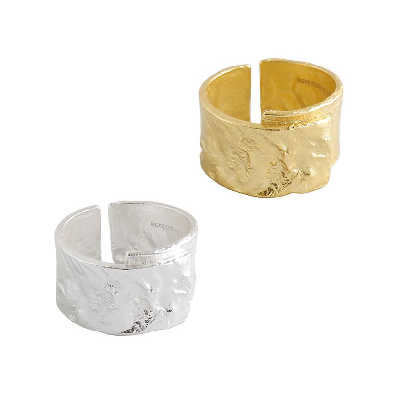 Irregular Wide Geometry Ring