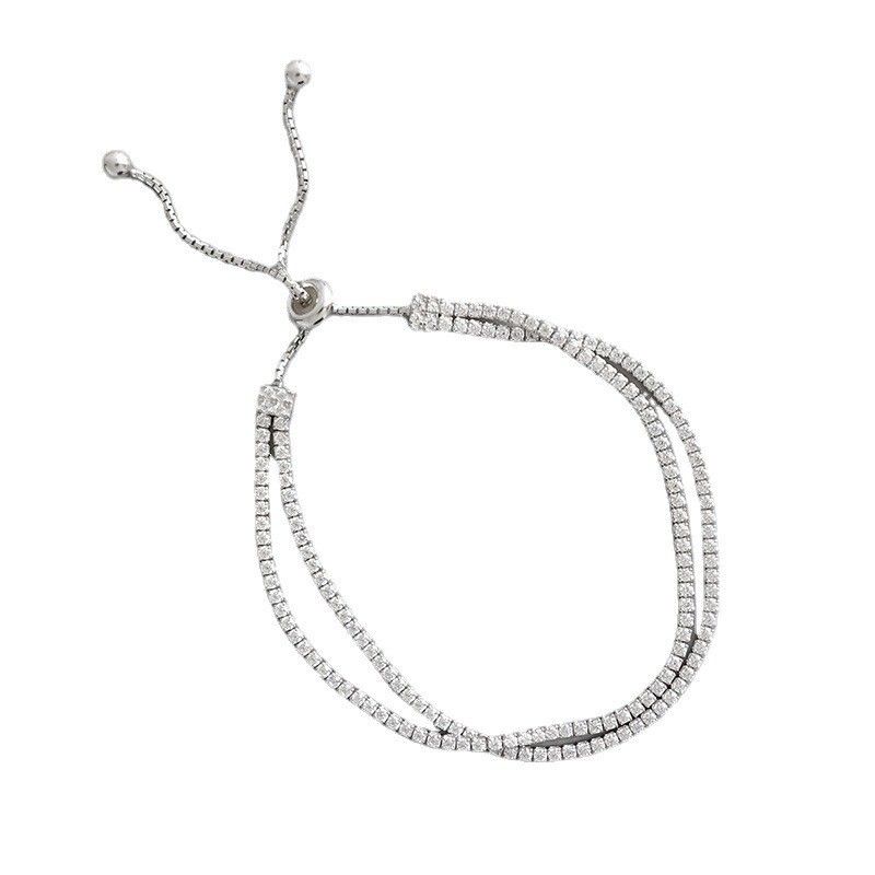 Double Layer Geometric Bracelet