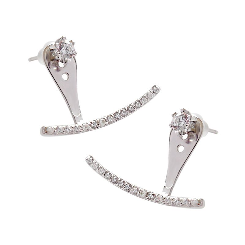 Modern Half Arc Earrings