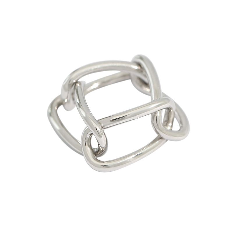 Hollow Paperclip Chain Necklace