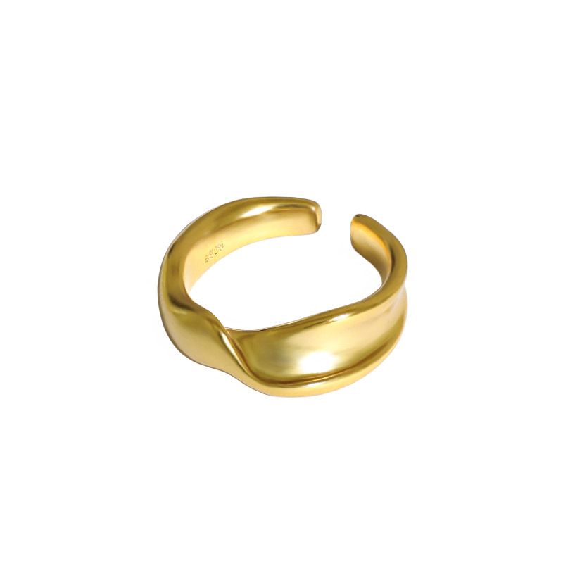 Twisted Wide Ring