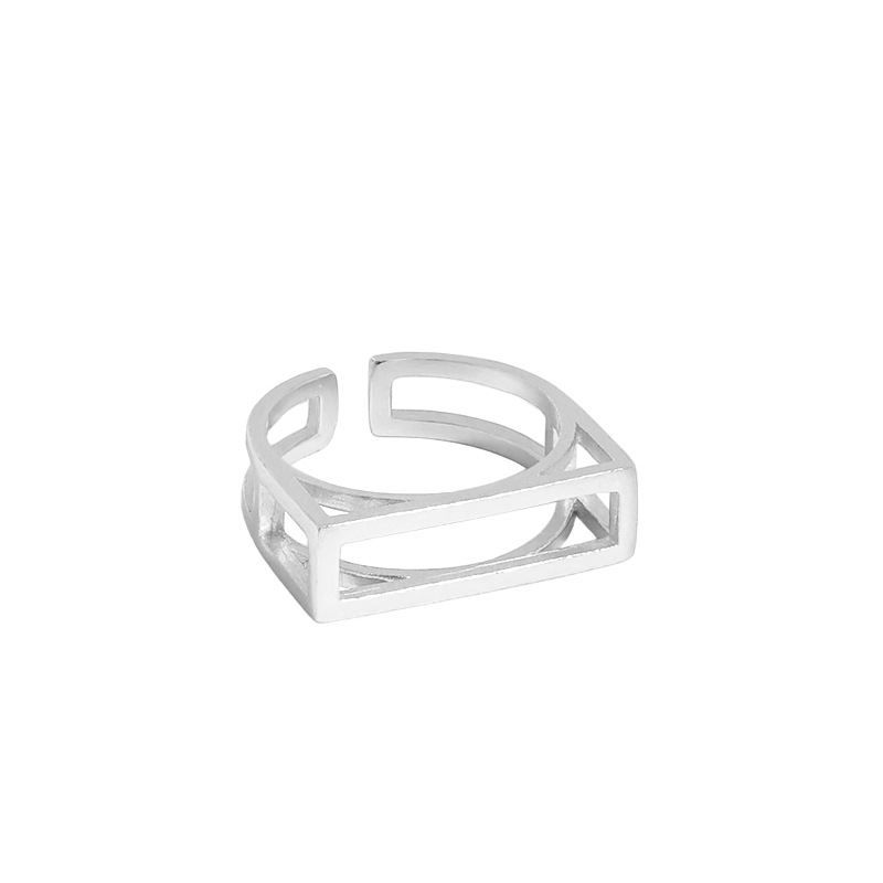 Geometry Hollow Rectangle Ring