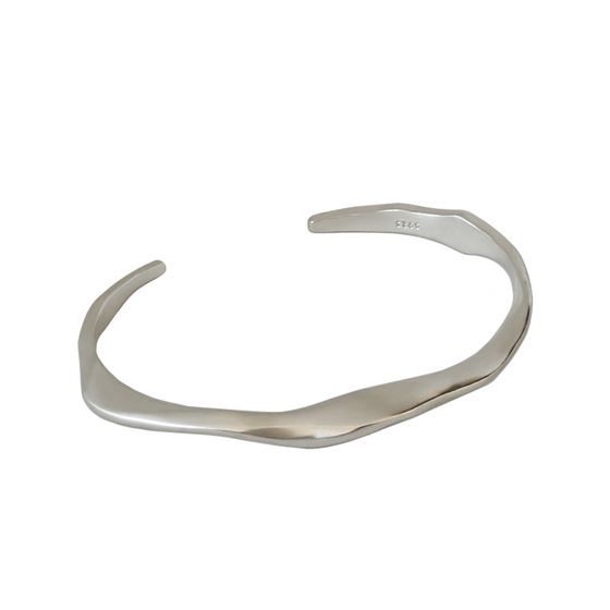 Irregular Open Bangle Bracelet