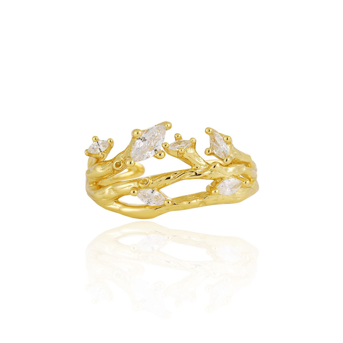 Irregular Tree Branch Ring