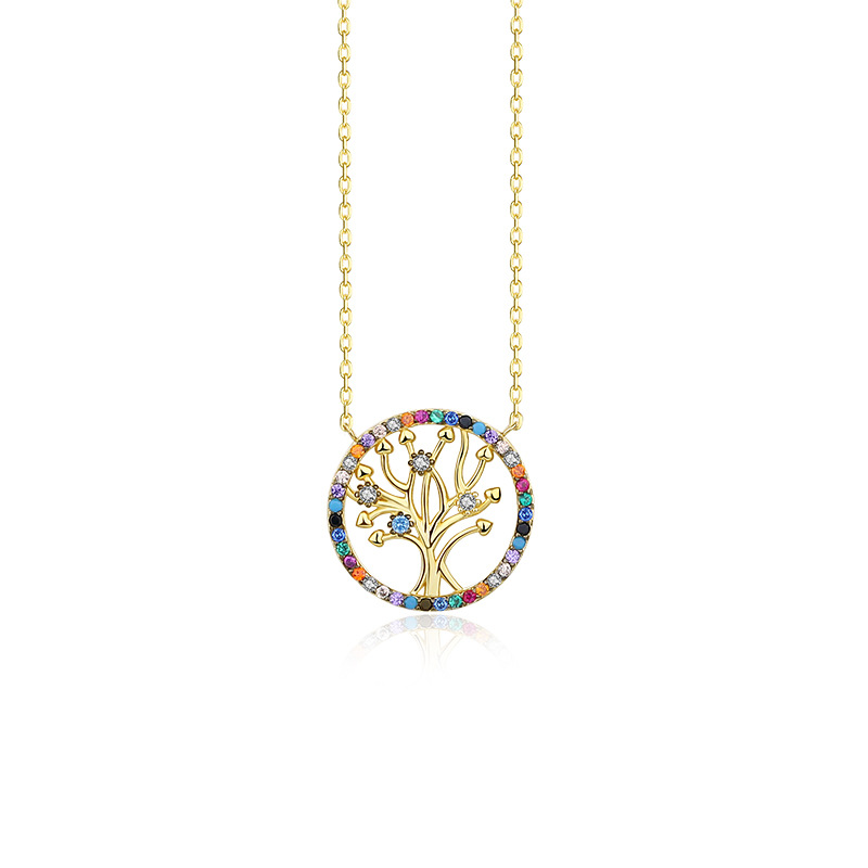 Colorful Hollow Life Necklace