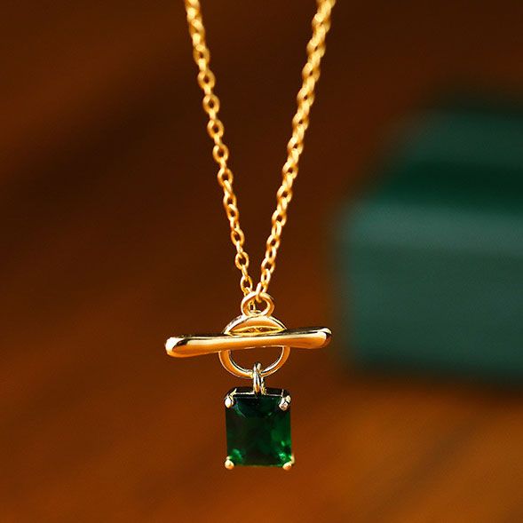 Office Radiant Shape Necklace