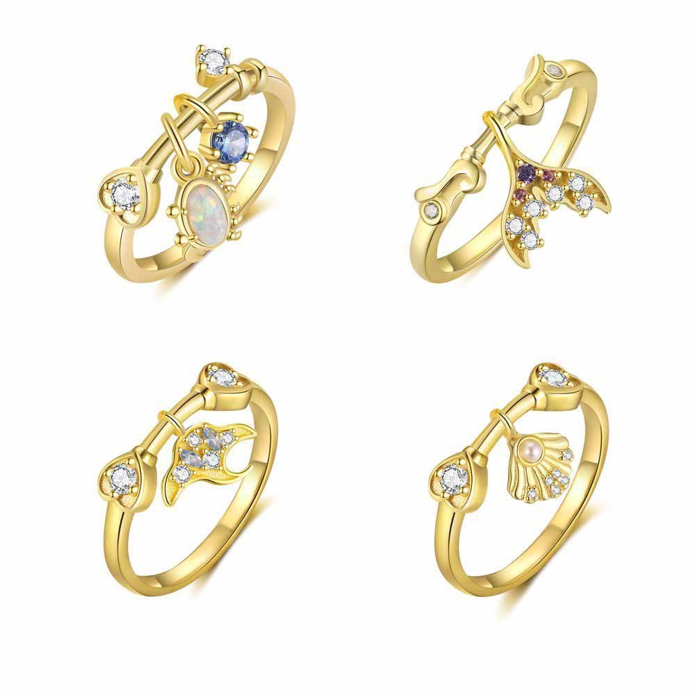 Holiday Ocean Mermaid Ring