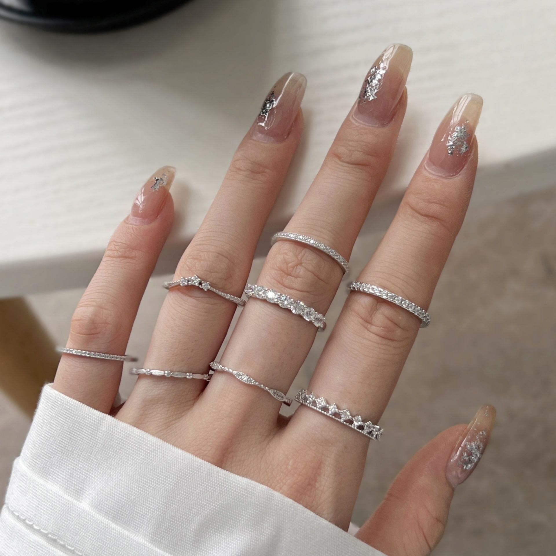 Minimalism Elegant Lines Ring