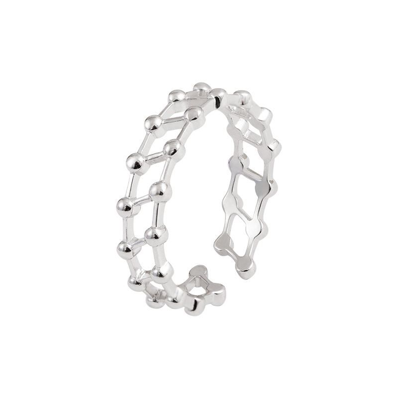 Double Beads Layer Ring