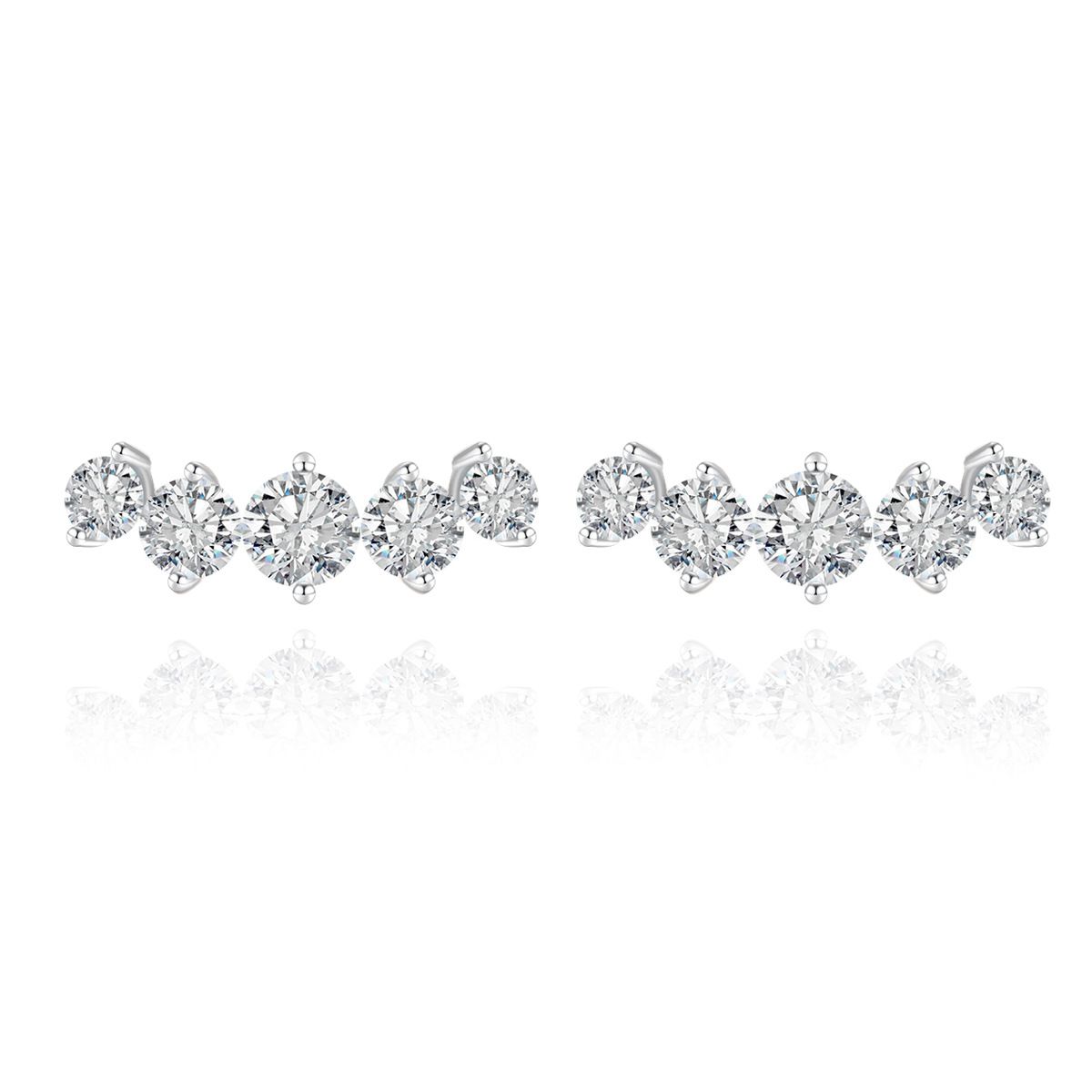 Five Stone Affordable Earrings