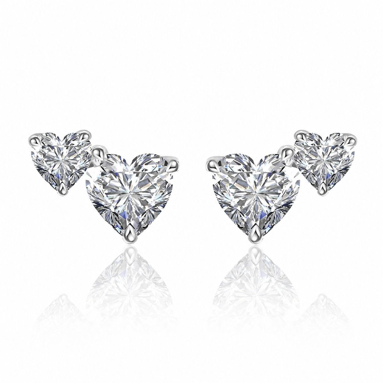 Heart Stud Earrings