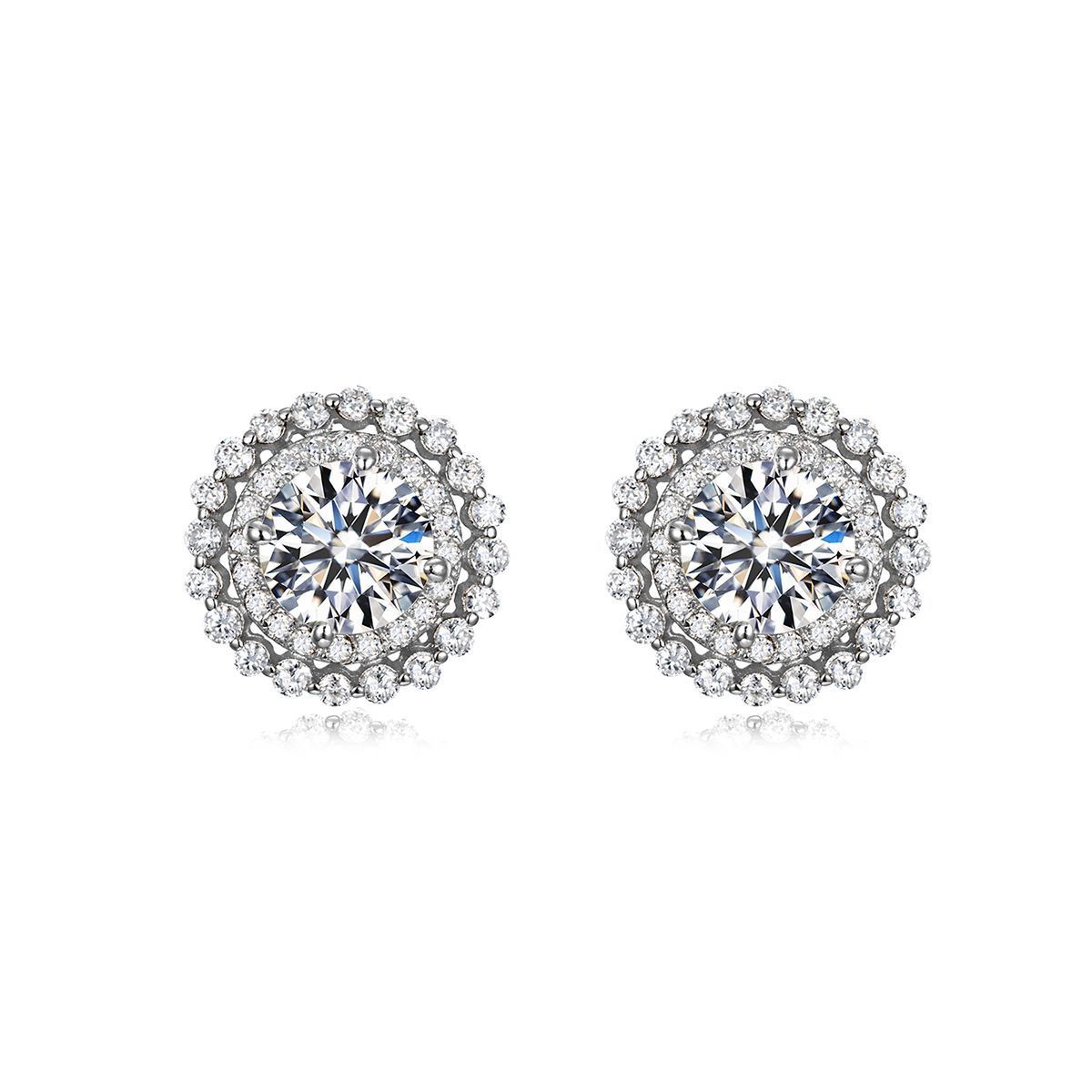 Halo Stud Earrings