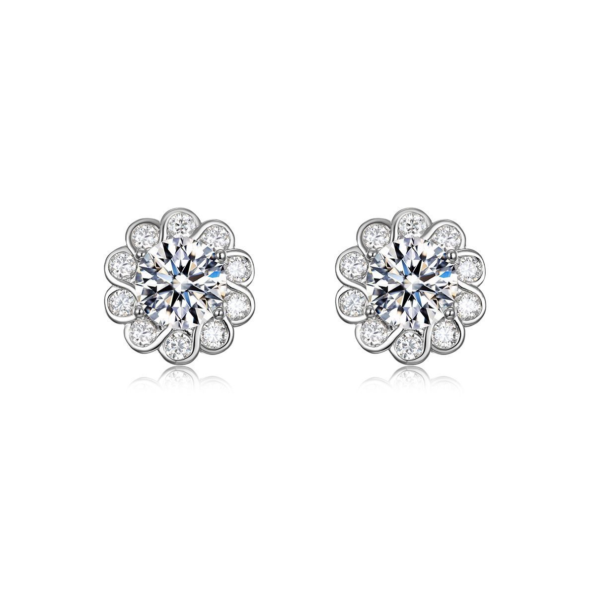 Halo Stud Earrings