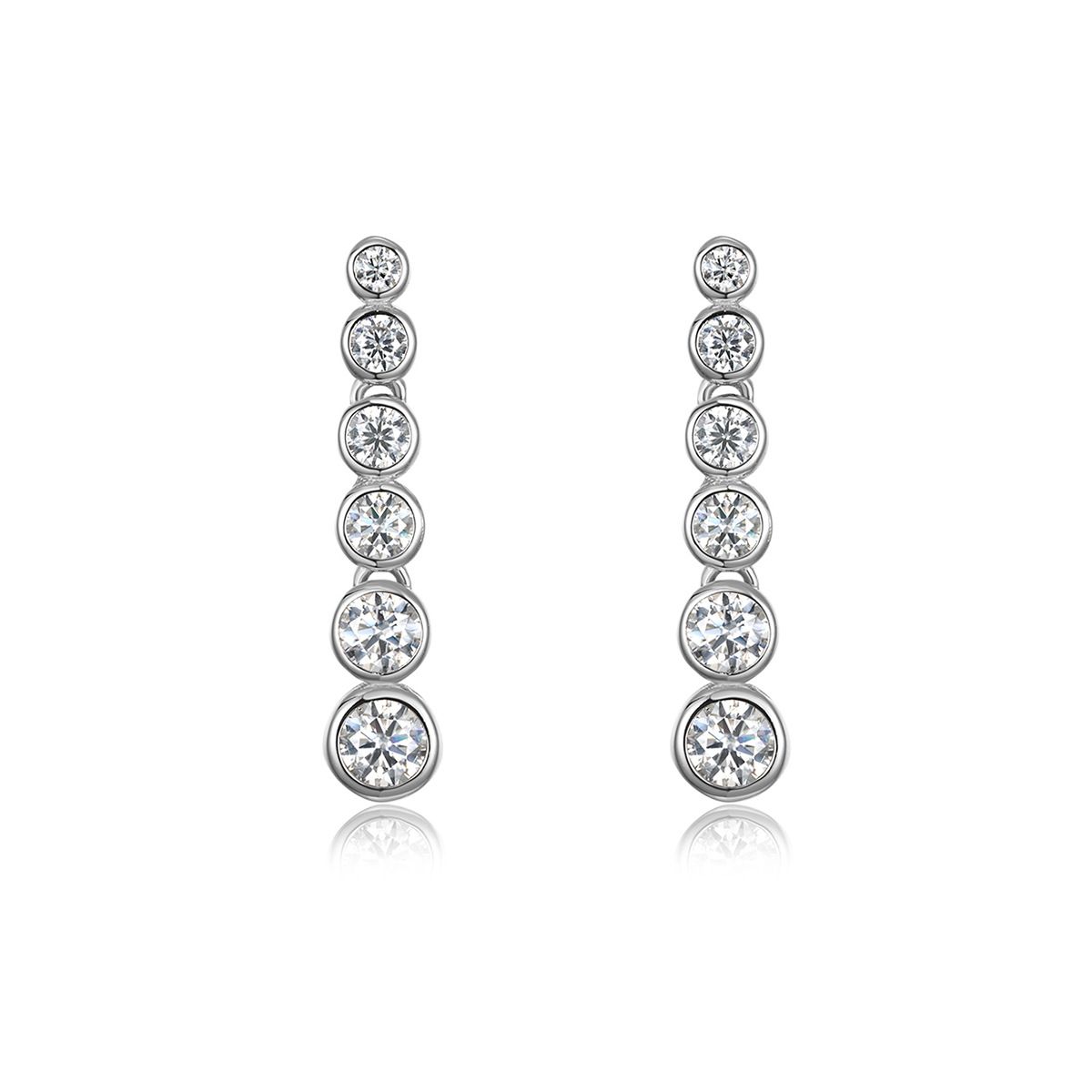Drop Earrings · White Gold