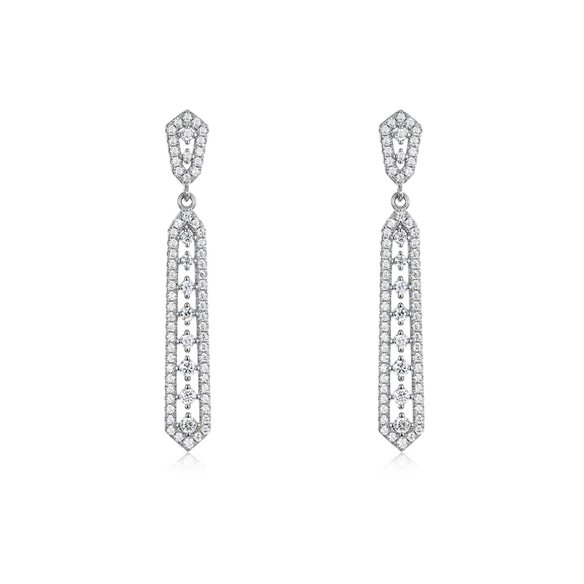 Drop Earrings · White Gold