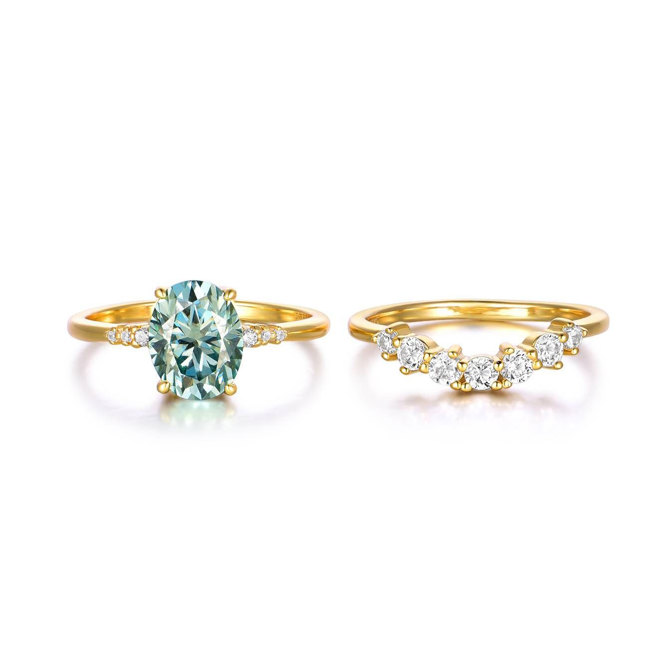 Green Centre Stone Ring