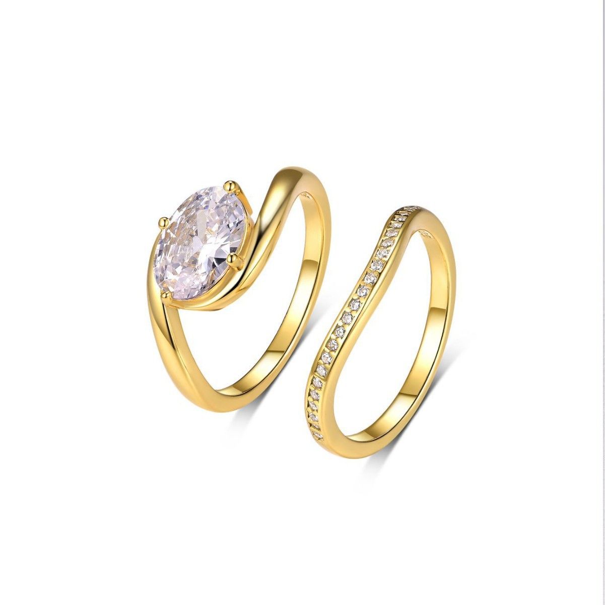 Oval Stackable Ring