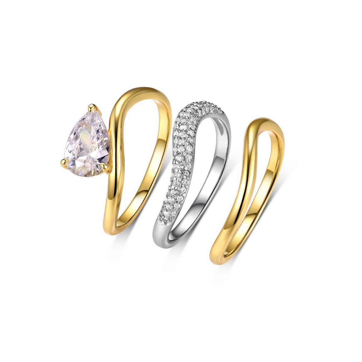 Three Piece Teardrop Set