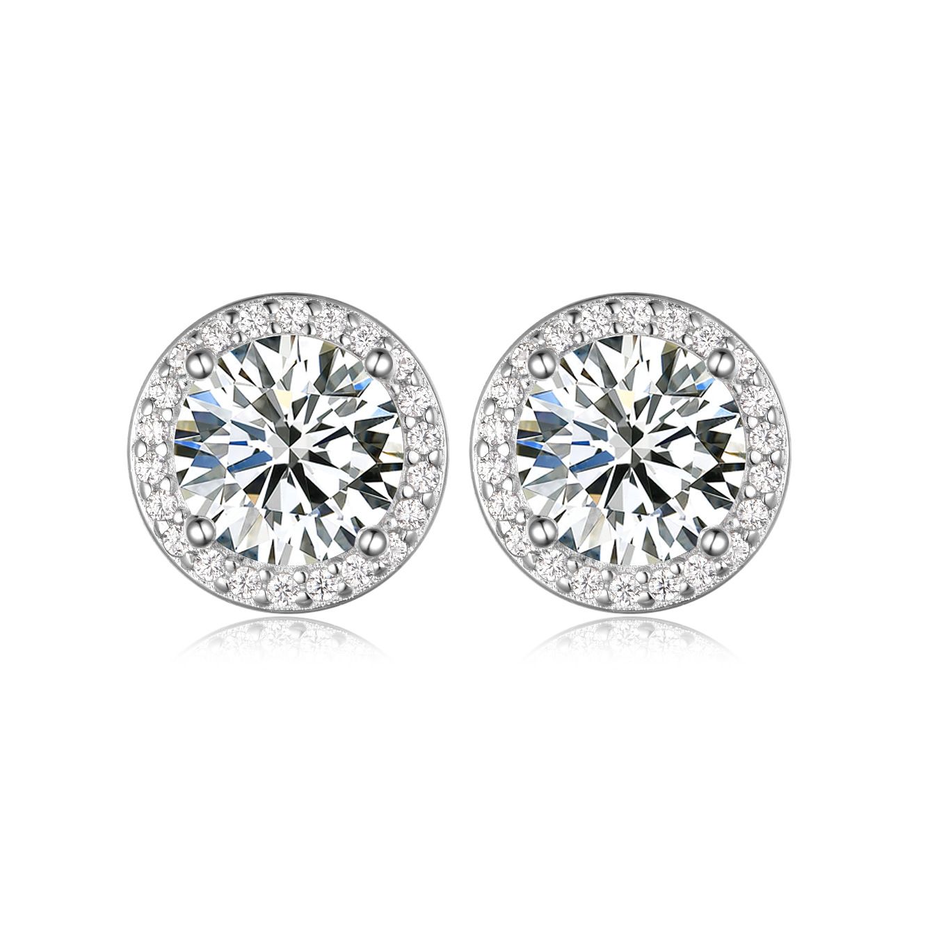 Halo Stud Earrings